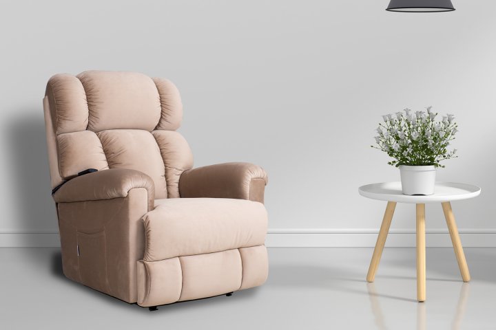 Berlin Light Brown TV Chair |  TeknoKonfor Father Chair